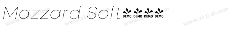 Mazzard Soft字体转换